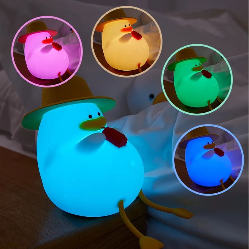 LED Night Light Rechargeable Duck Night Lamp - Luma Lights