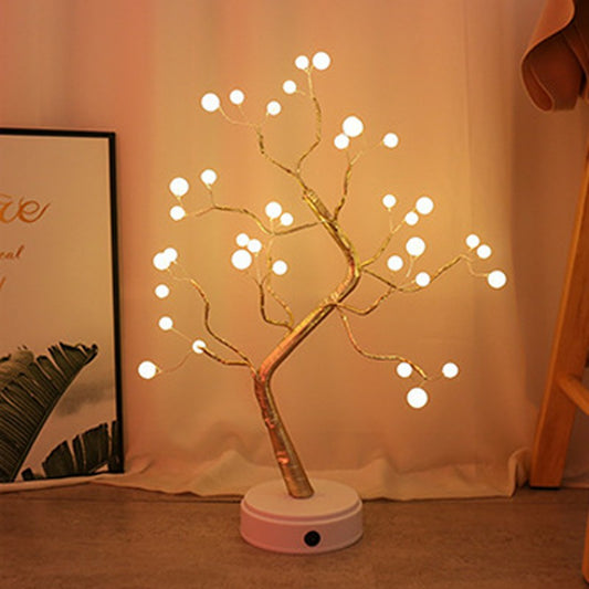 Christmas Decoration Night Light LED Pearl Tree Light Starry Touch Light - Luma Lights