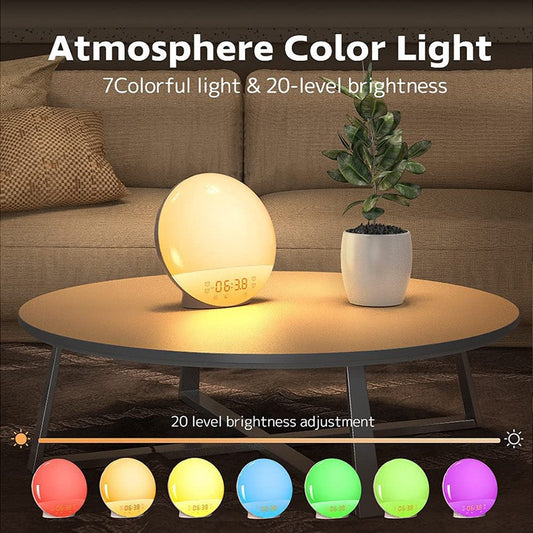 Simulated Sunrise And Sunset Natural Wake-up Light LED - Luma Lights