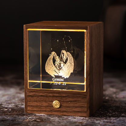 Crystal LED Table Lamp USB Power Decor - Luma Lights