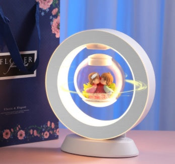 Valentines Day Gift Heart Floating Table LED Night Light - Luma Lights