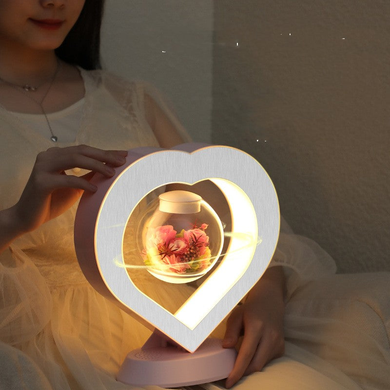 Valentines Day Gift Heart Floating Table LED Night Light - Luma Lights