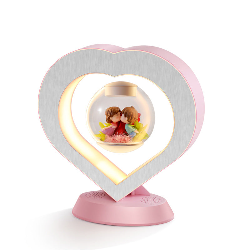 Valentines Day Gift Heart Floating Table LED Night Light - Luma Lights