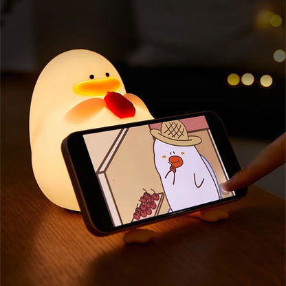 LED Night Light Rechargeable Duck Night Lamp - Luma Lights